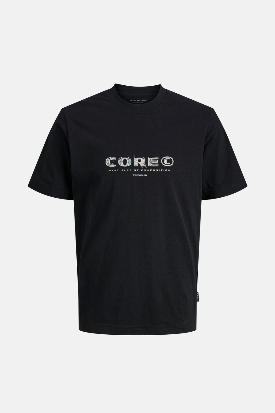 T-shirt à manches courtes - noir - CORE BY JACK & JONES