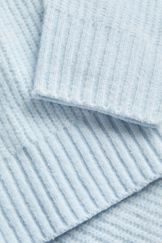 Pull à col rond - bleu