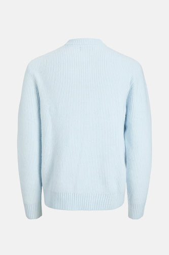 Pull à col rond - bleu