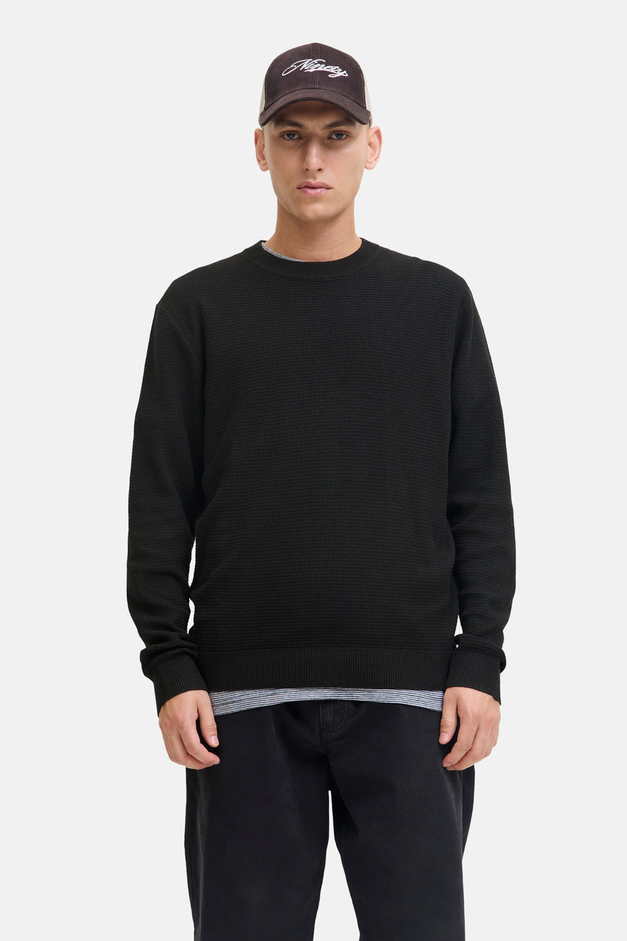 Pull à col rond - noir - CORE BY JACK & JONES