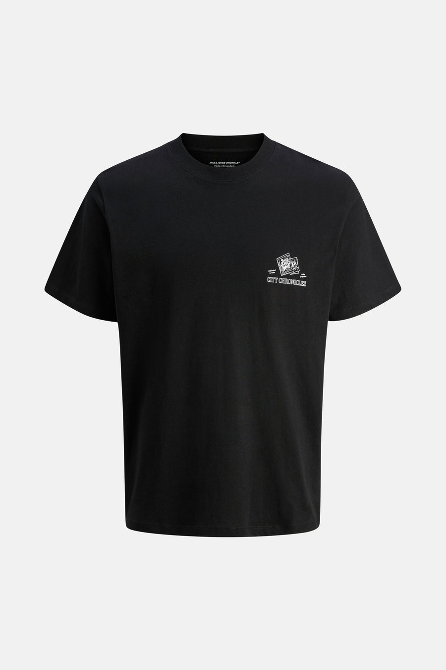 T-shirt à manches courtes - noir - ORIGINALS BY JACK & JONES