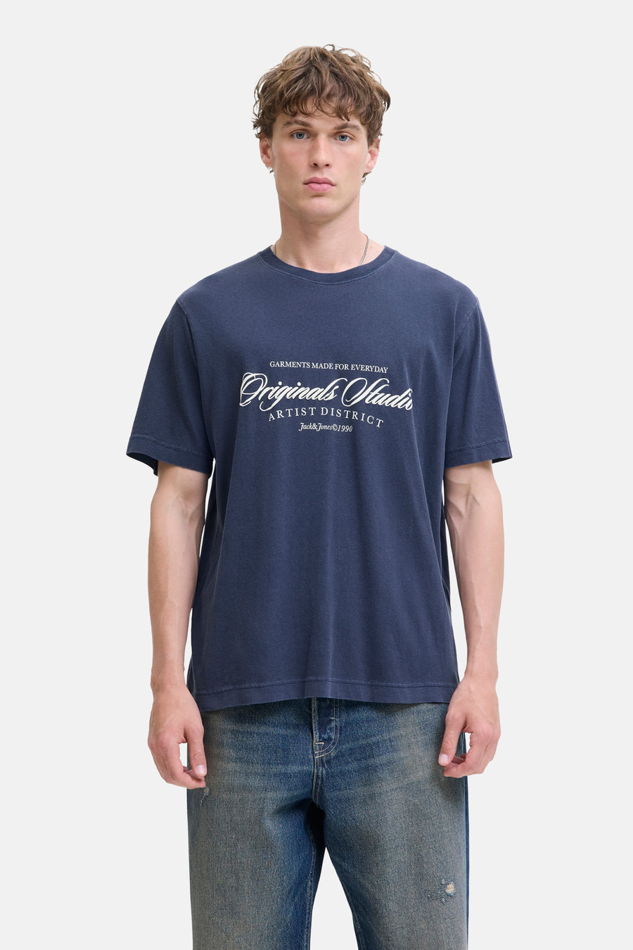 T-shirt à manches courtes - bleu - ORIGINALS BY JACK & JONES