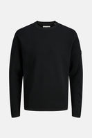 JCOSTANCE KNIT BADGE CREW NECK
