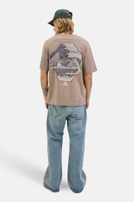 T-shirt à manches courtes - Brun