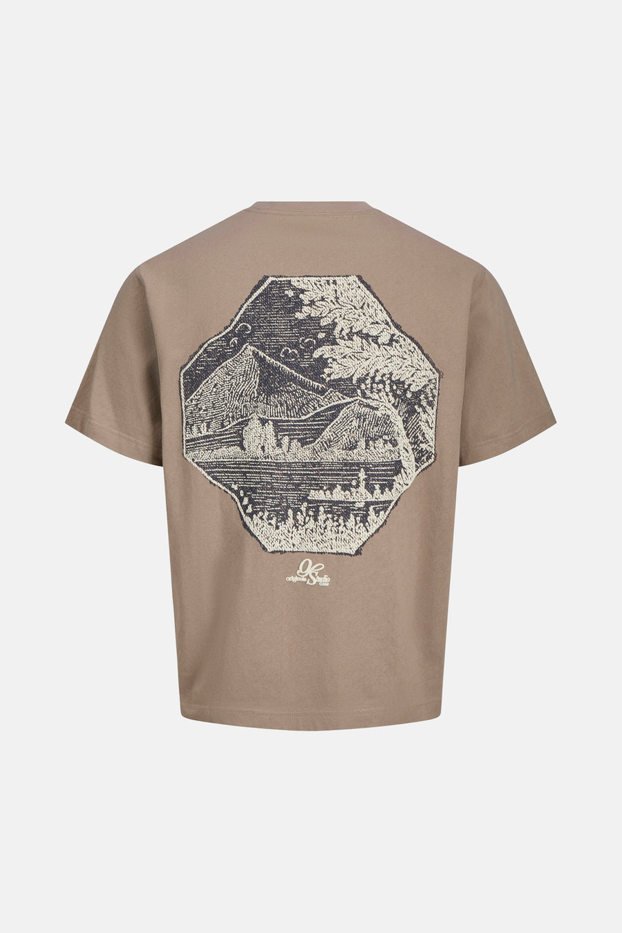 T-shirt à manches courtes - Brun - ORIGINALS BY JACK & JONES