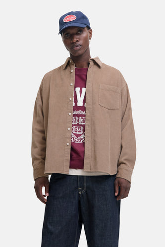 Chemise à manches longues - brun - ORIGINALS BY JACK & JONES