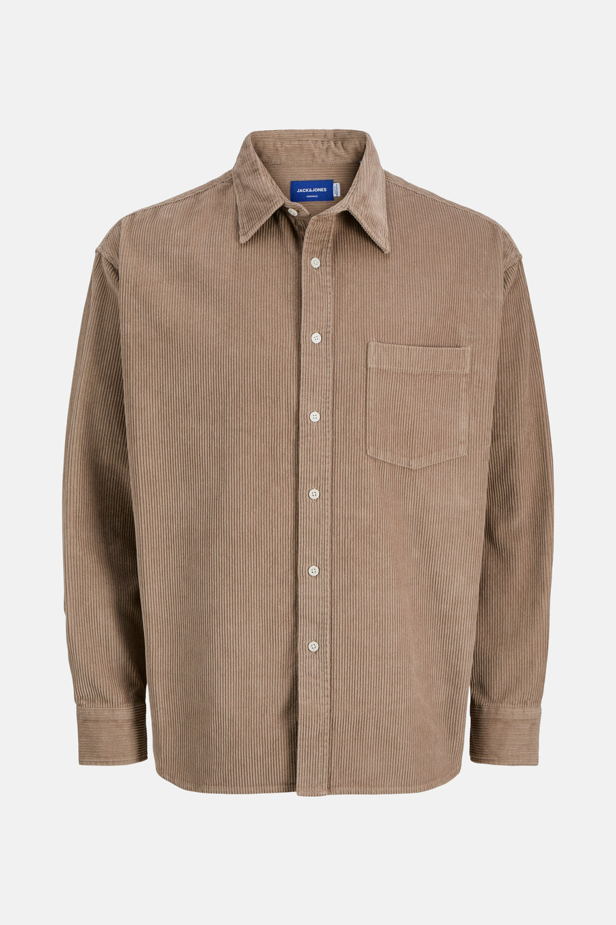 Chemise à manches longues - brun - ORIGINALS BY JACK & JONES