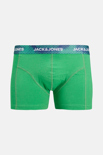 Short de boxers ACCESS ACCESS BY JACK & JONES, une un avec taille bande en motif hexagonale et le nom de la marque.