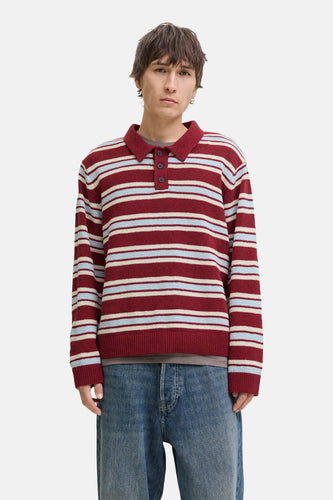Pull col V rouge - ORIGINALS BY JACK & JONES - ORIGINALS BY JACK & JONES
