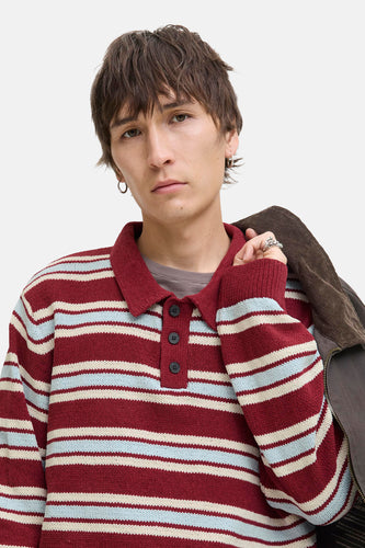 Pull col V rouge - ORIGINALS BY JACK & JONES - ORIGINALS BY JACK & JONES