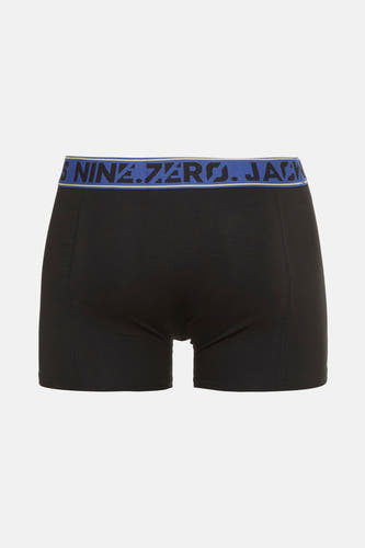 Zwarte boxershort van ACCESSORIES BY JACK & JONES, met elastische tailleband met logo.