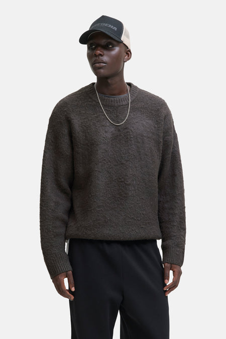 JCOCOVER KNIT BRUSHED CREW NECK