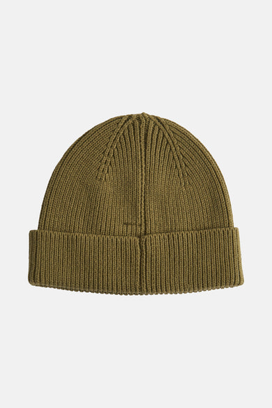 Casquette verte d'ACCESSORIES BY JACK & JONES, avec une texture côtelée.