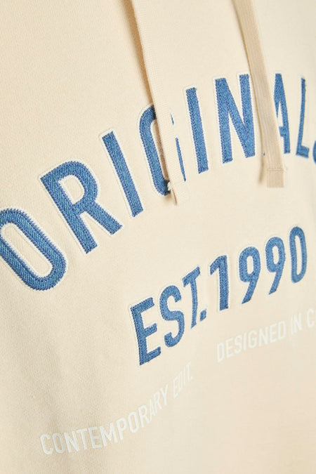 Sweat à capuche beige - ORIGINALS BY JACK & JONES
