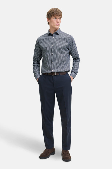 Chemise à manches longues - bleu