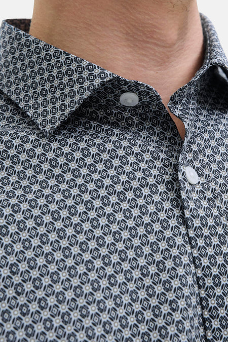 Chemise à manches longues - bleu