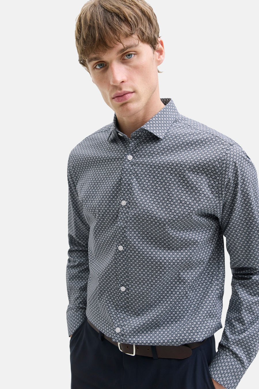 Chemise à manches longues - bleu - PREMIUM by JACK & JONES