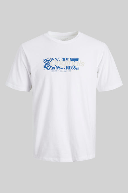 T-shirt (manches courtes) Blanc - ORIGINALS BY JACK & JONES
