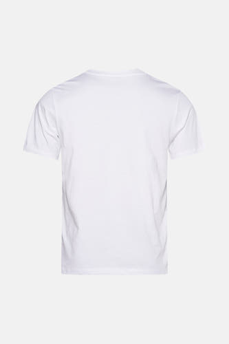 T-shirt blanc à manches courtes d'ORIGINALS BY JACK & JONES, version dos.