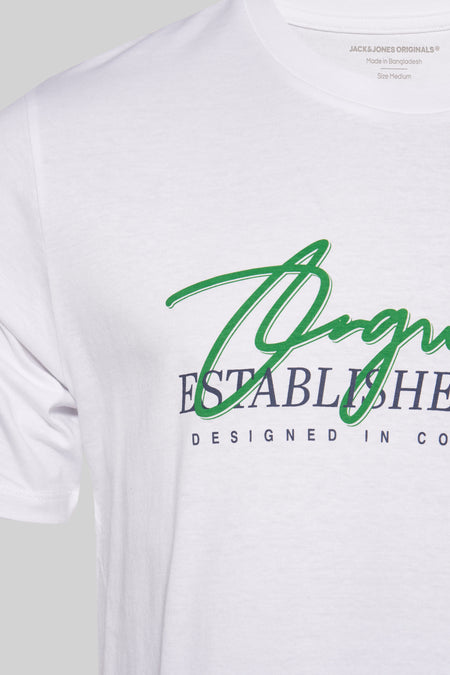 T-shirt (manches courtes) Blanc - ORIGINALS BY JACK & JONES