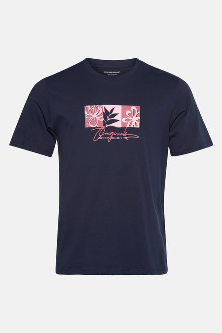 T-shirt à manches courtes - Bleu foncé