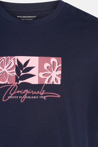 T-shirt à manches courtes - Bleu foncé - ORIGINALS BY JACK & JONES