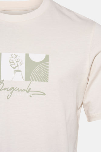 T-shirt à manches courtes - écru - ORIGINALS BY JACK & JONES