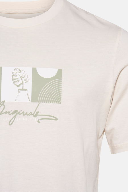 T-shirt à manches courtes - écru