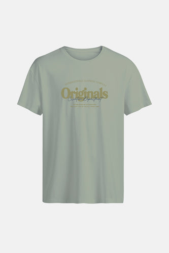 T-shirt à manches courtes - vert - ORIGINALS BY JACK & JONES