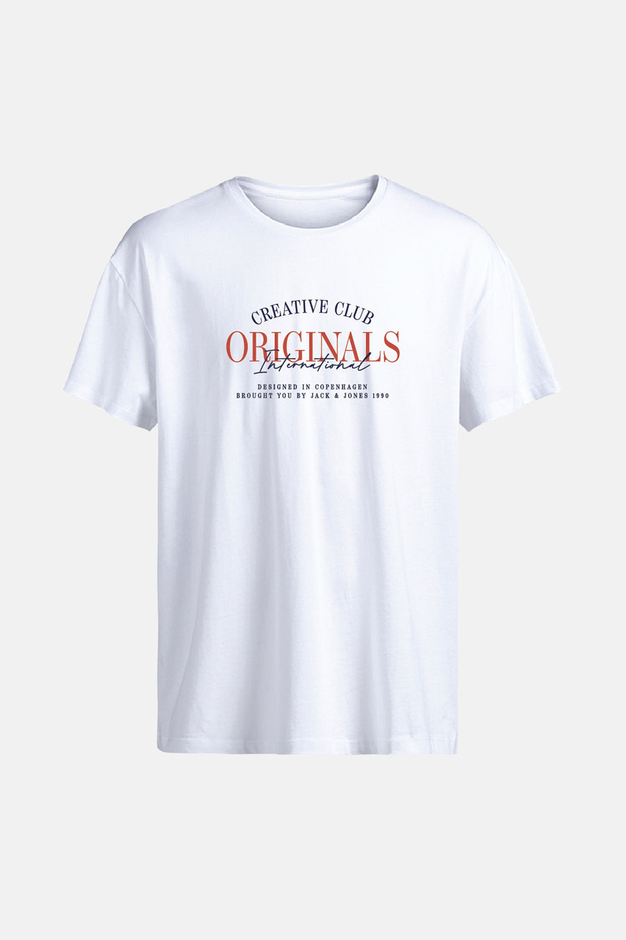 T-shirt à manches courtes - blanc - ORIGINALS BY JACK & JONES