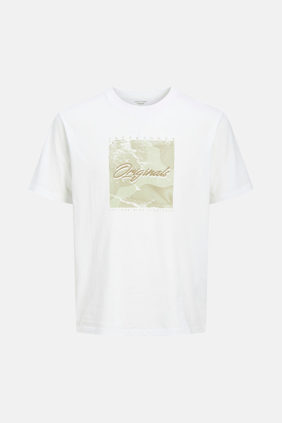 T-shirt à manches courtes - blanc - ORIGINALS BY JACK & JONES