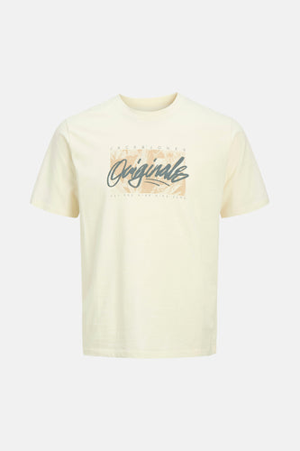 T-shirt à manches courtes - écru - ORIGINALS BY JACK & JONES