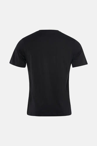 T-shirt noir à manches courtes de CORE BY JACK & JONES, vue arrière sur fond uni.