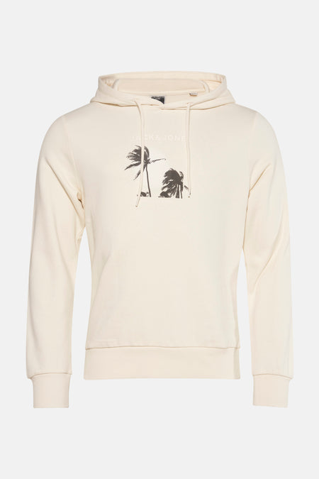 Sweat à capuche Écru - CORE BY JACK & JONES