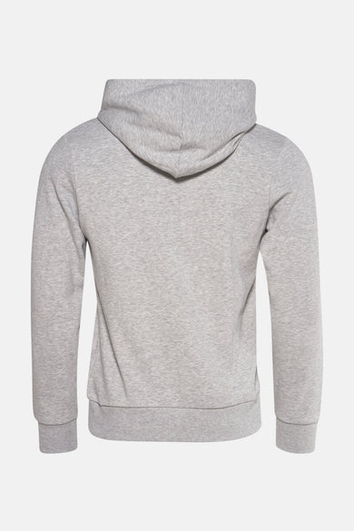 Dos de g hoodieue avec longue manche.