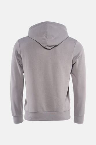 Pull gris à capuche de CORE BY JACK & JONES, vue arrière.