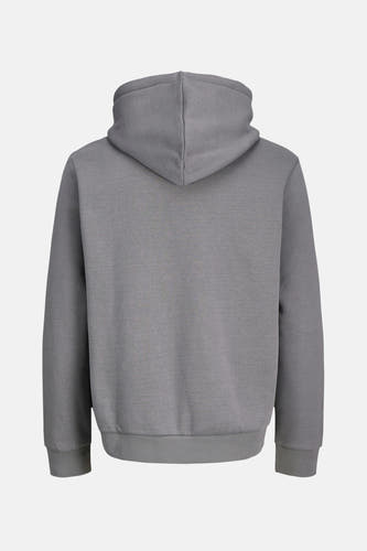 Gilet gris avec capuche de CORE BY JACK & JONES, vue arrière.