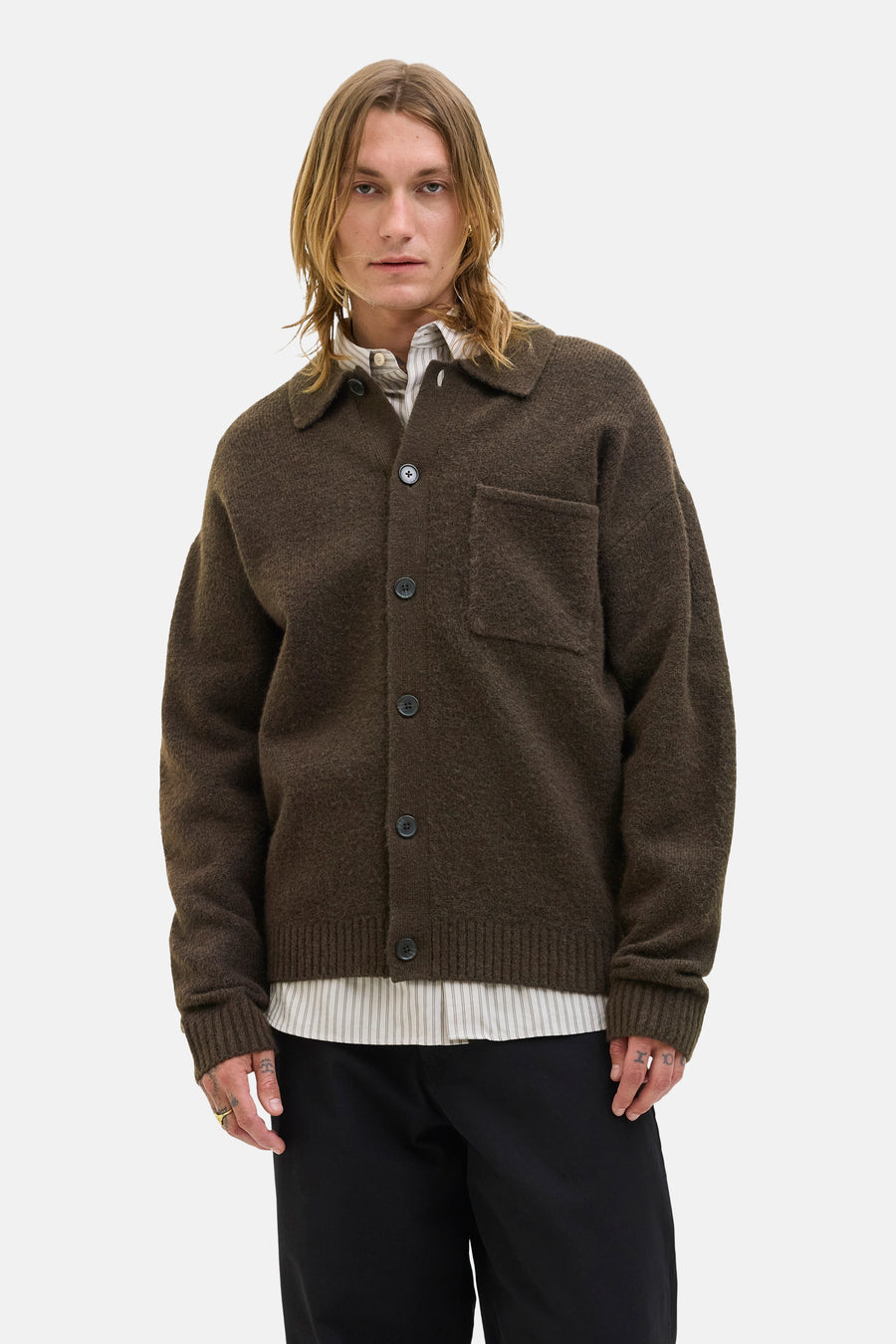 Gilet brun - PREMIUM BLUE by JACK & JONES - PREMIUM BLUE by JACK & JONES