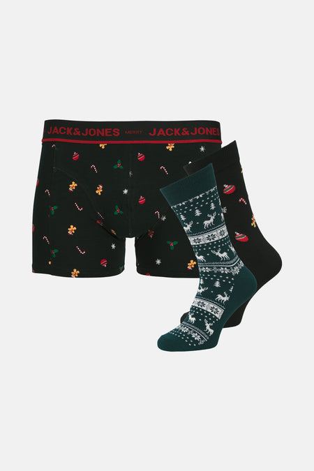 Cadeau (boxer) noir - ACCESSORIES BY JACK & JONES