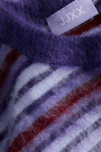 Pull à col rond - violet - JJXX - 8