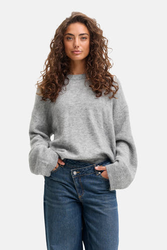 Pull col O gris - JJXX