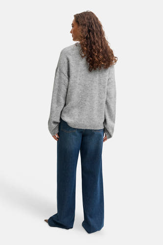 Pull col O gris - JJXX