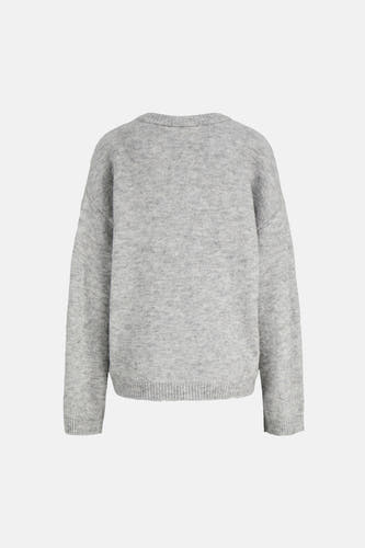 Pull col O gris - JJXX
