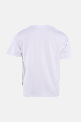 T-shirt blanc à manches courtes CORE BY JACK & JONES, vue arrière sur fond clair.