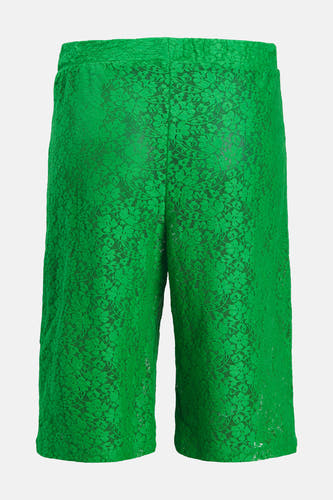 Short vert de JJXX, avec un motif floral sur les bords, vu de derrière.