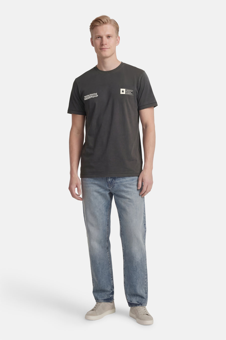 T-shirt à manches courtes - Gris