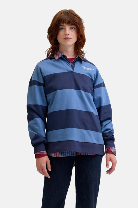 JXPALOMA LOOSE LS STRIPE POLO SWT