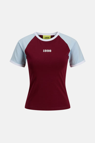 JXGIGI STR SS CONTRAST TEE JRS LN