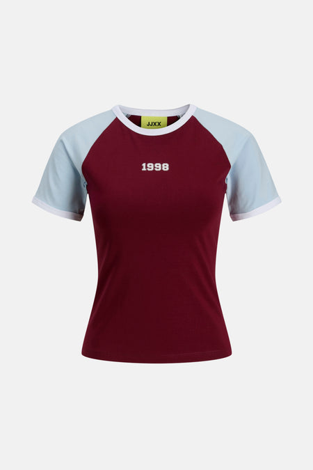 JXGIGI STR SS CONTRAST TEE JRS LN