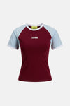 JXGIGI STR SS CONTRAST TEE JRS LN